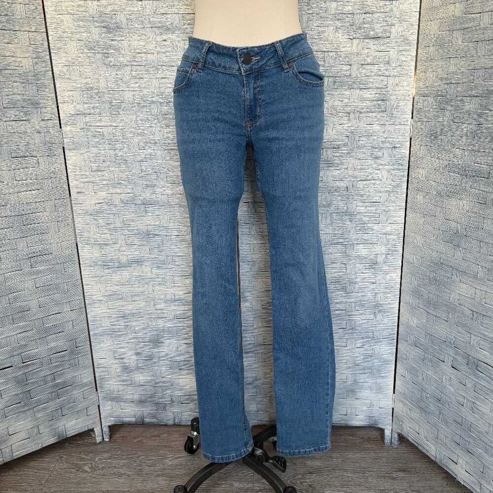 Wrangler Sz 1/2X34 Straight Leg Jeans Medium‎ Wash Inseam Denim Pants
